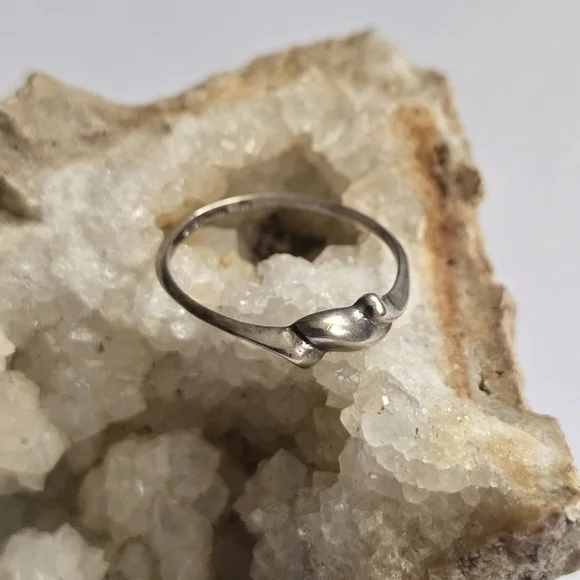 Silver Knot Ring 925 Sterling Silver - Picture 3 of 3